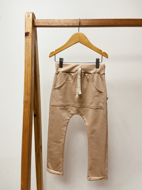 Pronta entrega - Calça Saruel bolso canguru kids moletinho