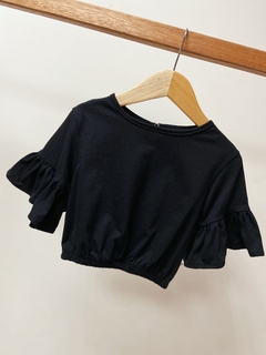 Pronta entrega - conjunto cropped + Saia midi kids babado - comprar online