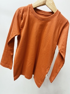 pronta entrega - Camiseta manga longa kids telha na internet