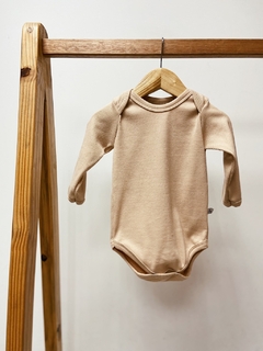 Pronta entrega - Body manga longa canelado doce de leite - comprar online