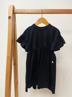 pronta entrega - Vestido Mullet manga babado preto na internet