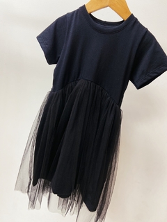pronta entrega - Vestido Mullet kids manga curta saia tule na internet