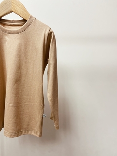 pronta entrega - Camiseta manga longa kids doce de leite na internet