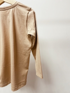 pronta entrega - Camiseta manga longa kids doce de leite - loja online