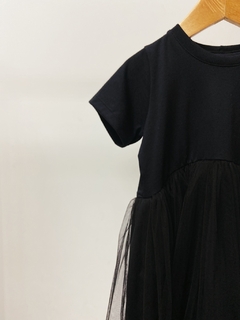 pronta entrega - Vestido Mullet kids manga curta saia tule - You Boy Kids