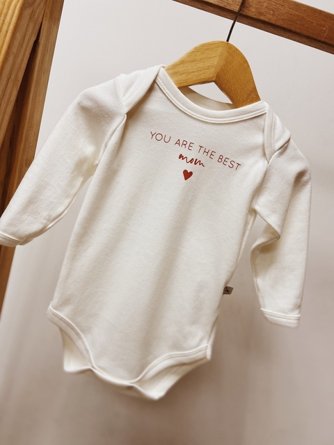 Pronta entrega - Body manga longa YOU ARE THE BEST MOM