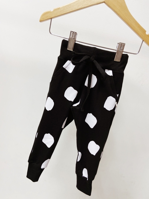 pronta entrega - Calça jogger baby minimalista moletinho