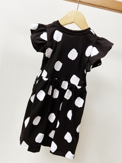 pronta entrega - Vestido kids Mullet estampado manga babado minimalista - You Boy Kids