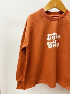 Pronta entrega - Casaco kids take it easy moletinho na internet