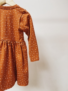 Pronta entrega - Vestido Mullet manga longa mini bolinhas - You Boy Kids