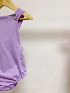 Pronta entrega - Romper baby liso lilac