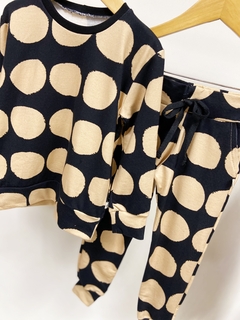 Pronta entrega - Conjunto kids Calça Jogger + casaco BOLAS - loja online