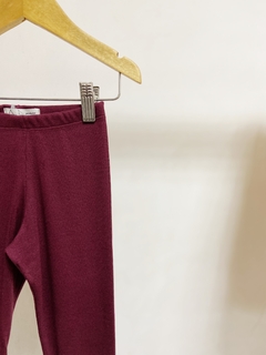 Pronta entrega - Legging kids canelado vinho na internet