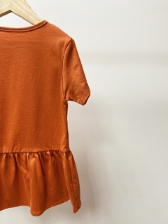 Pronta entrega - Bata kids manga curta doce de leite - loja online