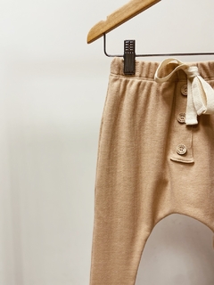 Pronta entrega - Calça Saruel kids Canelada com Botões doce de leite - comprar online