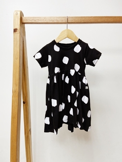 pronta entrega - Vestido Mullet manga curta minimalista - loja online