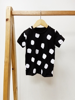 pronta entrega - Camiseta Kids Manga curta minimalista