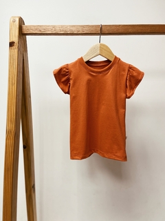 pronta entrega - Blusa kids babado telha - comprar online