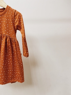 Pronta entrega - Vestido Mullet manga longa mini bolinhas - comprar online