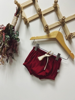 Pronta entrega - Bloomer liso basics marsala