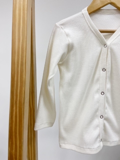 Pronta entrega - CARDIGAN CANELADO KIDS LISO BASICS OFF - loja online