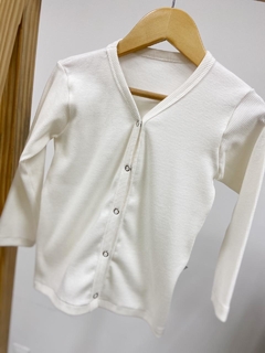 Pronta entrega - CARDIGAN CANELADO KIDS LISO BASICS OFF na internet