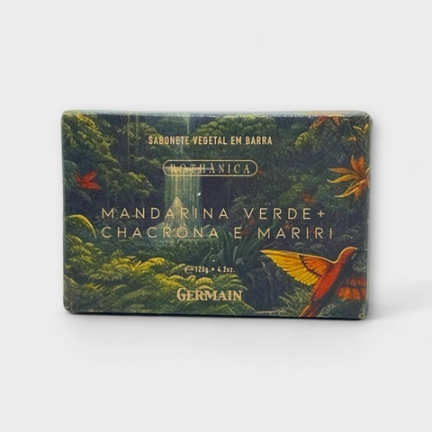 SABONETE VEGETAL EM BARRA MANDARINA VERDE + CHACRONA E MARIRI