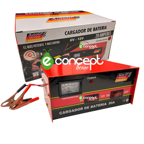 Cargador Bateria Moto Lancha Cuatri 6v 12v 20 Ah