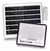 Reflector Led Con Panel Solar 500w Blanco Frío