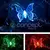 Mariposa a energía solar Cambia De Color RGB - e-concept home