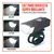 Luz Delantera Para Bicicleta Led Recargable Usb Con 3 Modos