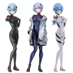 Figura de Anime Neon Genesis Evangelion de 21cm, chaqueta negra, pelo corto, fig - tienda en línea