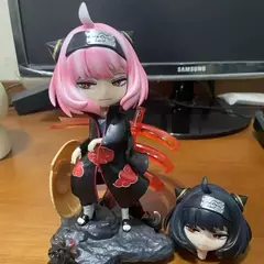 Figura de Anime Spy×family, Manga Anya Forger, figura de doble cabeza de PVC, m