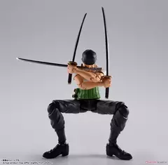 En Stock Bandai caja Original SHF One Piece Roronoa Zoro Romance Dawn Anime figu - tienda en línea