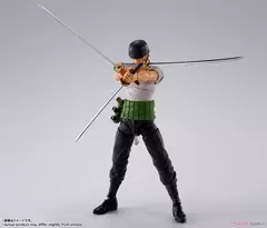 En Stock Bandai caja Original SHF One Piece Roronoa Zoro Romance Dawn Anime figu - Jet Anime Tienda