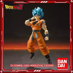 Original Bandai Dragon Ball Z SHFiguarts Super Saiyan Dios azul Son Gokou SHF So - comprar en línea