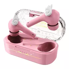 Auriculares inalámbricos con Bluetooth, audífonos auténticos de Anime, Sakura
