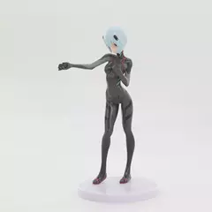 Figura de Anime Neon Genesis Evangelion de 21cm, chaqueta negra, pelo corto, fig