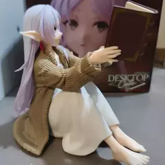 Figura de Anime Frieren Beyond Journey's End Frieren de 9cm, figura de acción de escritorio bonita Sousou no Frieren, figura de helecho, modelo de muñeca de juguete en internet