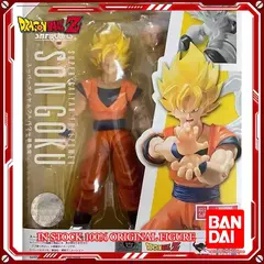 Original Bandai Dragon Ball Z SHFiguarts Super Saiyan Dios azul Son Gokou SHF So - Jet Anime Tienda
