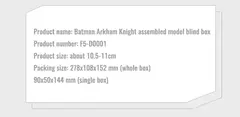 Nuevo F5 Batman Arkham Knight modelo ensamblado - tienda en línea