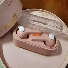 Auriculares inalámbricos con Bluetooth, audífonos auténticos de Anime, Sakura en internet