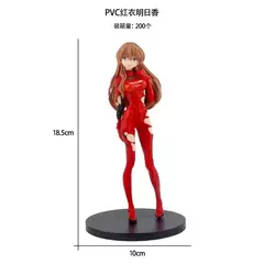 18cm neón Genesis Evangelion figura de Anime EVA pelo corto Rei Ayanami figura - comprar en línea