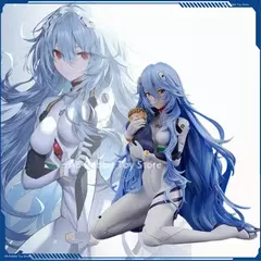 Imagen de Figura de Anime Neon Genesis Evangelion, figura de acción de Ayanami Rei, model