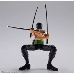 En Stock Bandai caja Original SHF One Piece Roronoa Zoro Romance Dawn Anime figu en internet