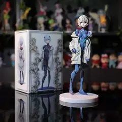 Figura de Anime Neon Genesis Evangelion de 21cm, chaqueta negra, pelo corto, fig - comprar en línea