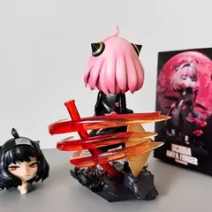 Figura de Anime Spy×family, Manga Anya Forger, figura de doble cabeza de PVC, m - Jet Anime Tienda