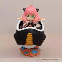Personaje de Anime Spy x Family, linda chica Anya, adorno de escritorio para coc - Jet Anime Tienda