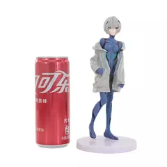 Figura de Anime Neon Genesis Evangelion de 21cm, chaqueta negra, pelo corto, fig - tienda en línea