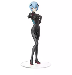 Figura de Anime Neon Genesis Evangelion de 21cm, chaqueta negra, pelo corto, fig